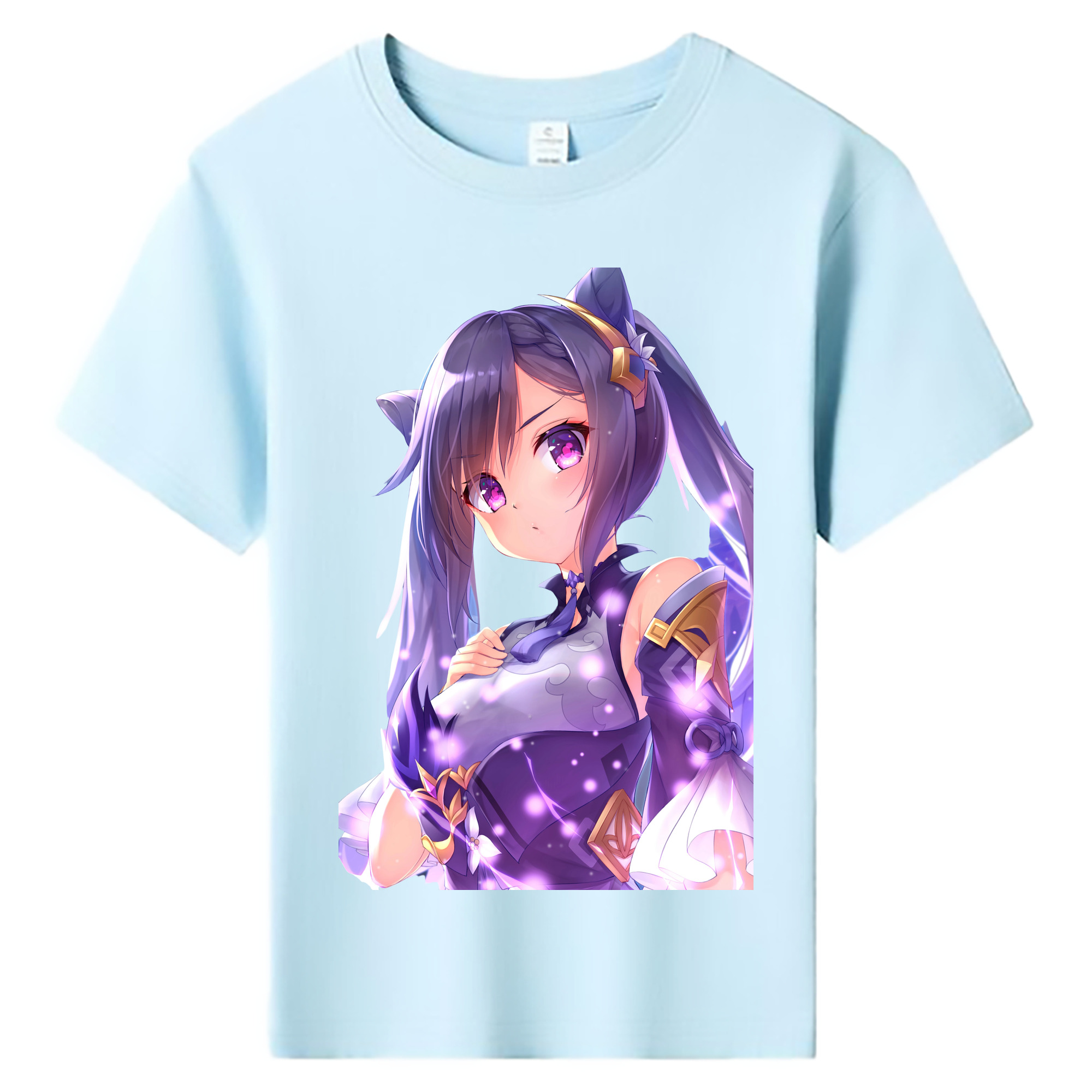 げんし神 刻晴 こくせい genshin Kokusei 綿100％キッズTシャツ（フロントプリント）